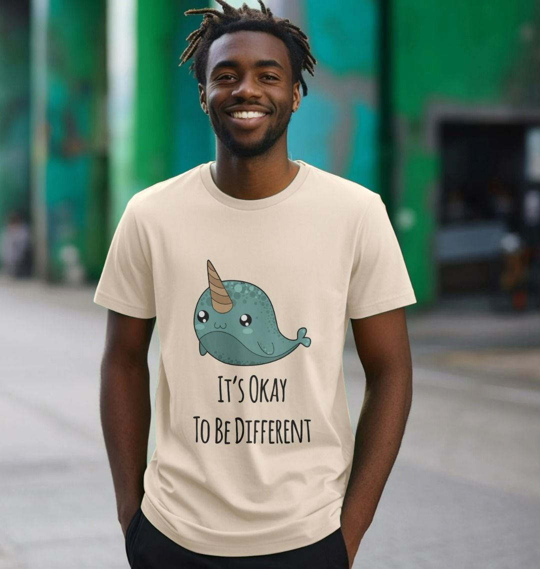 It's Okay Cute Narwhal T Shirt