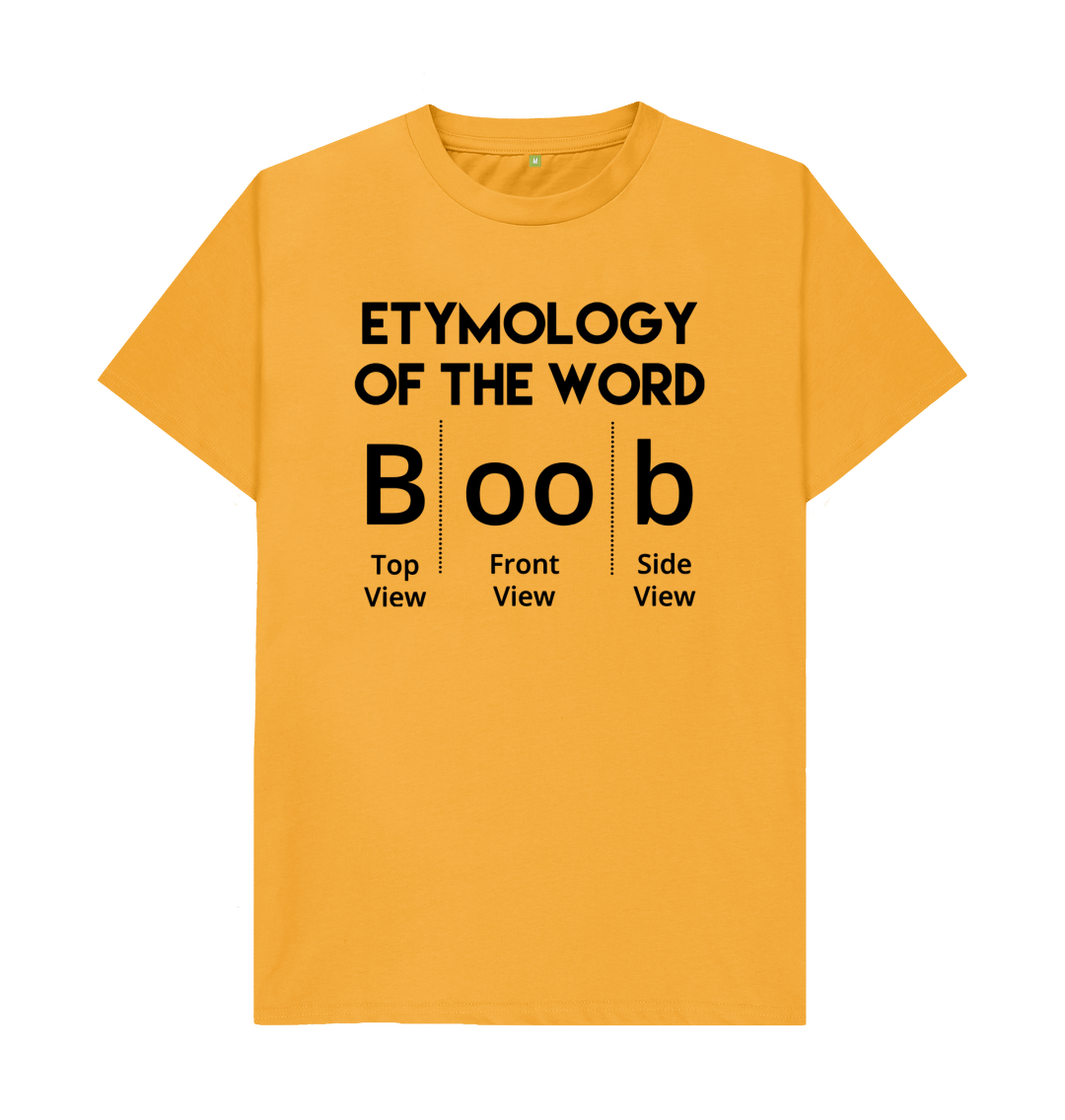 Etymology Of The Word Boob T Shirt
