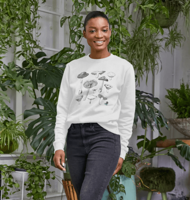 Women's Mushroom Jumper The Wildlife Trusts Shop