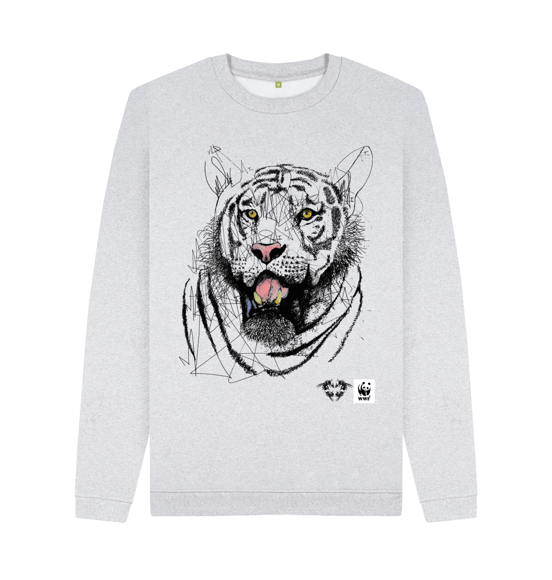 Off white tiger crewneck on sale