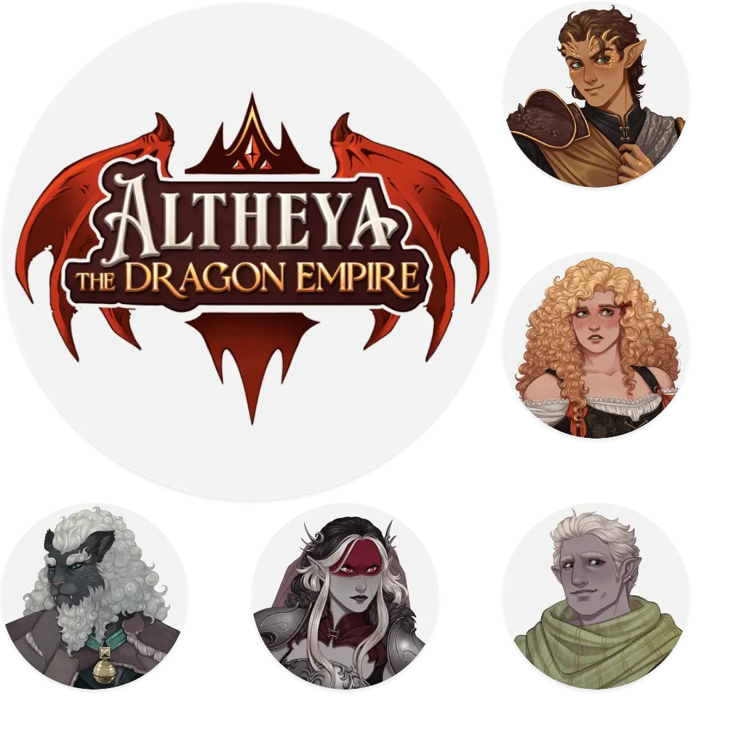 Altheya Companions Sticker Set