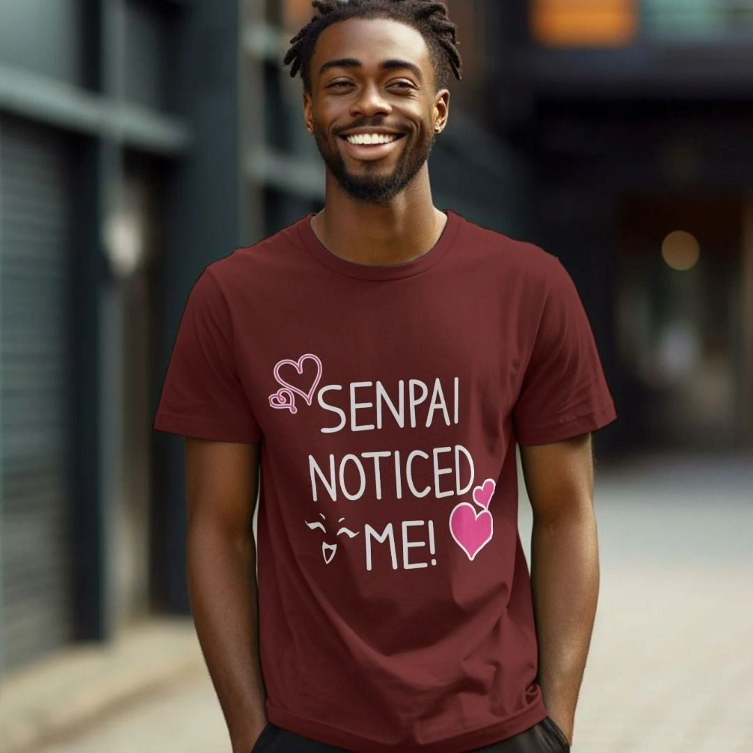 Senpai Notice Me Anime T Tee Shirt Senpai Notice Me Anime T Tee Shirt