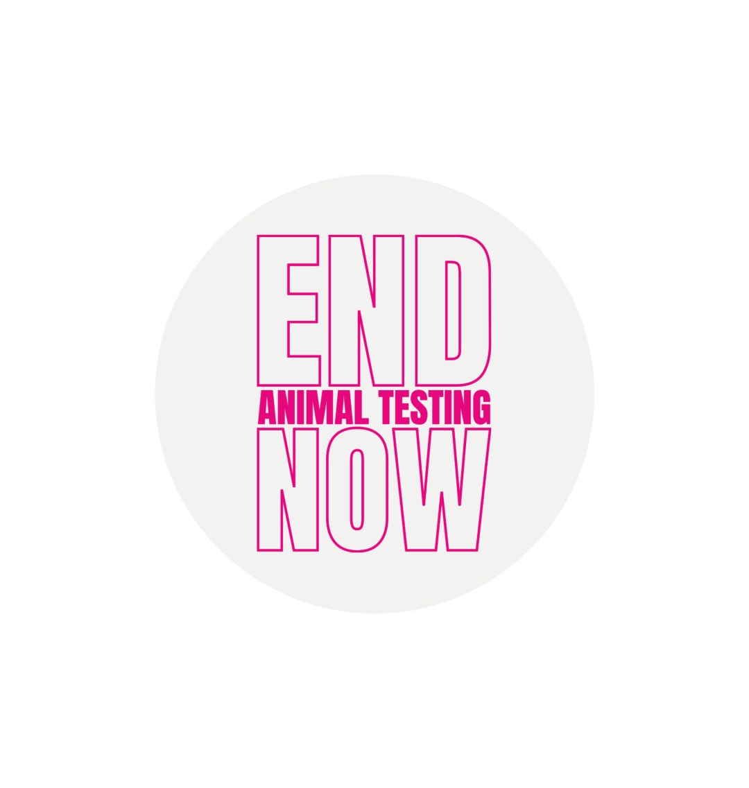 End Animal Testing Now Sticker