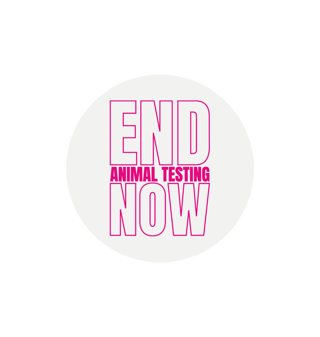 End Animal Testing Now Sticker End Animal Testing Now Sticker