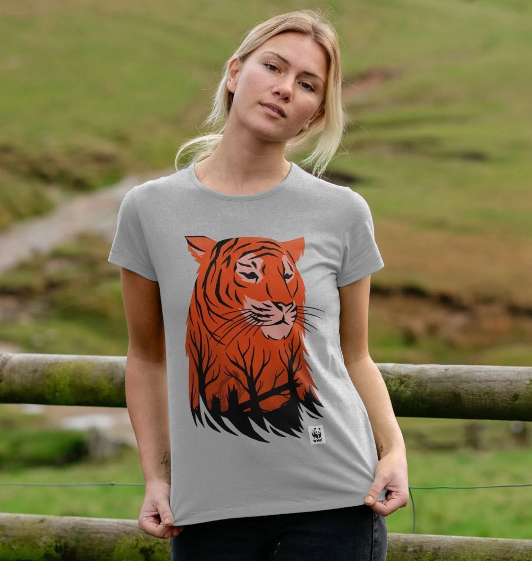 Anonym Hilse missil WWF | Tiger T-shirt