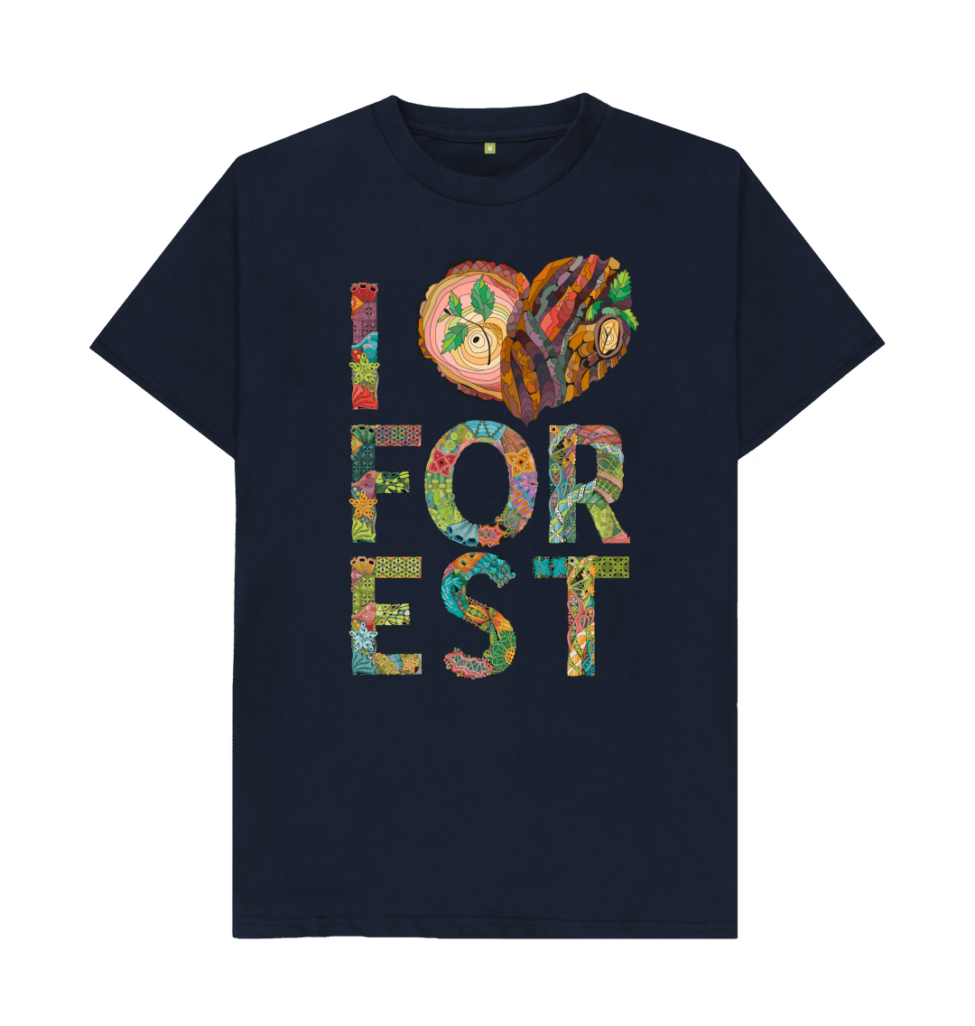 I Love Forest T Shirt Unique Design & Eco Friendly!
