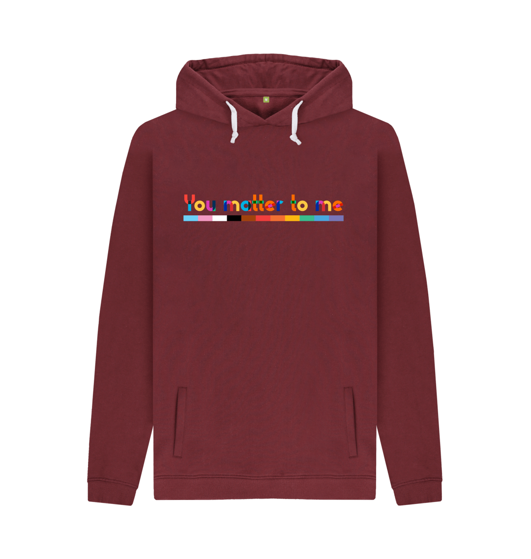 you matter red hoodie