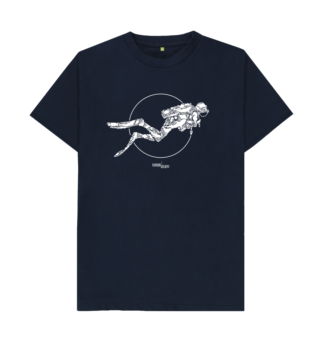 【 PROJECT】22FW★ JEJU Diver Bear T-Shirt Diver Bear Jeju Head Sweatshirt - Navy - ISLAND PROJECT