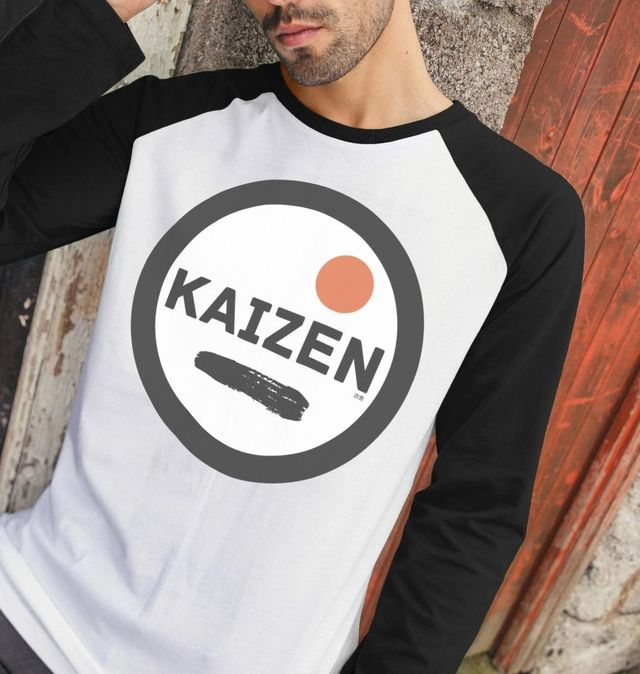 Men's minimalistic Kaizen Tee - White