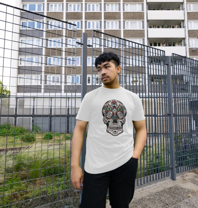 sugar skull tshirt