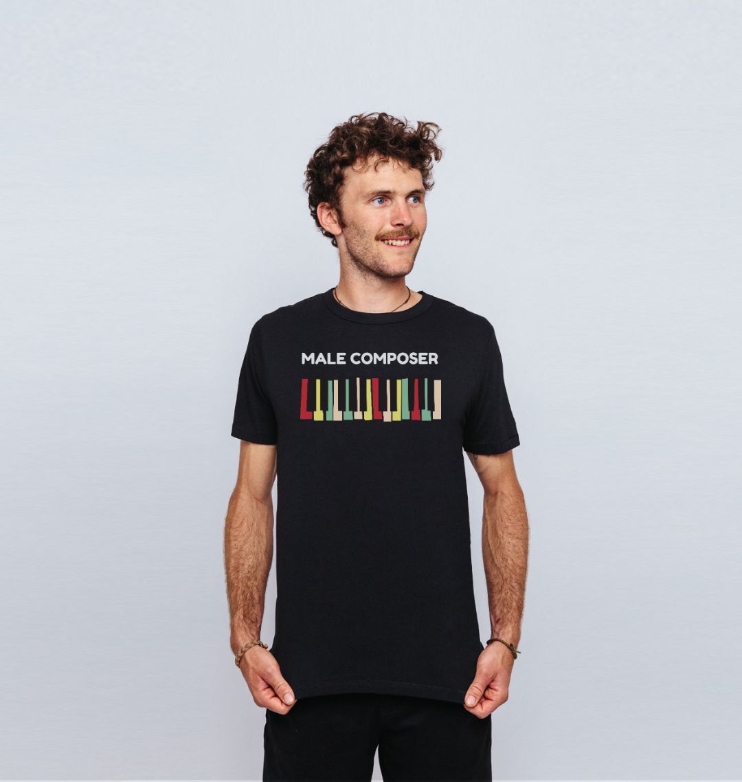 Male Composer T Shirt | manwhohasitall 