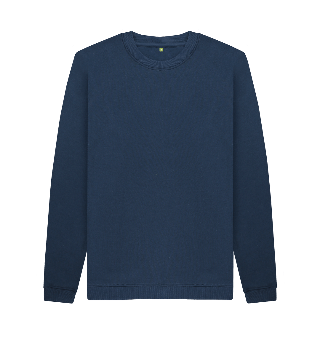 Crew neck navy sweatshirt Clearance