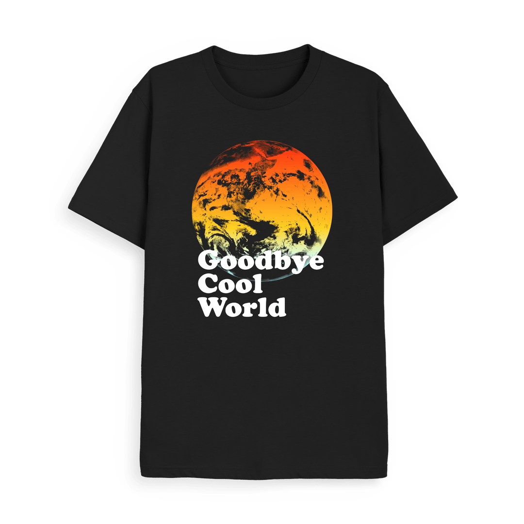 Baby Blue Climate Change Global Warming Statement - Sustainably Made Men's Long Sleeve Tee