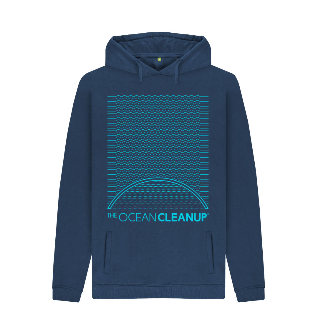 Ocean Navy Organic Cotton Hooded Sweatshirt