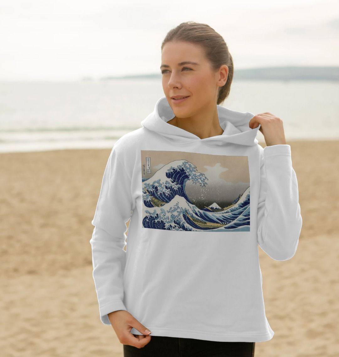 Hokusai wave cheap hoodie