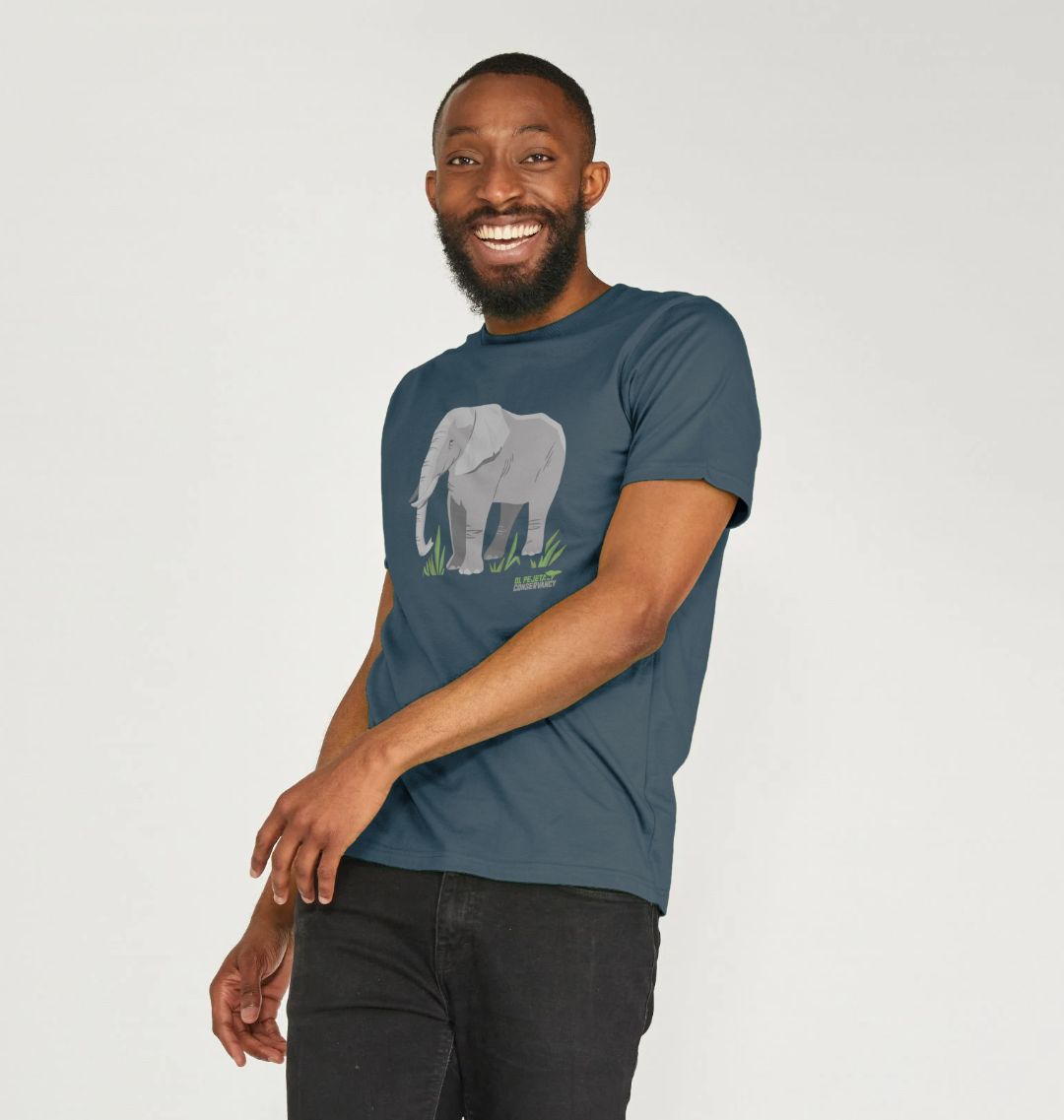 elephant logo brand t shirt