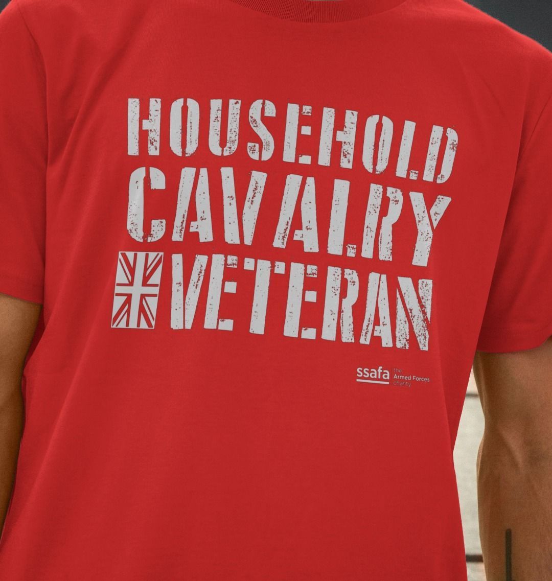 SSAFA Household Cavalry Veteran T shirt Red SSAFA Store ssafa-household-cavalry-veteran-t-shirt-red-ssafa-store
