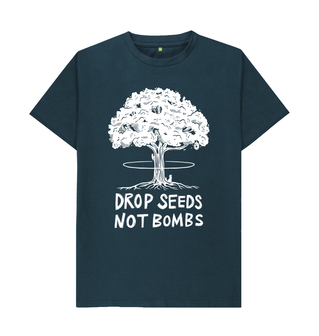 Drop Seeds Not Bombs TShirt Rapanui Clothing