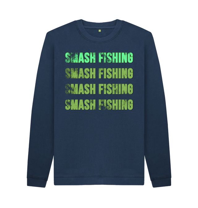 MEN'S SMASH FISHING JAWS T-SHIRT - White writing