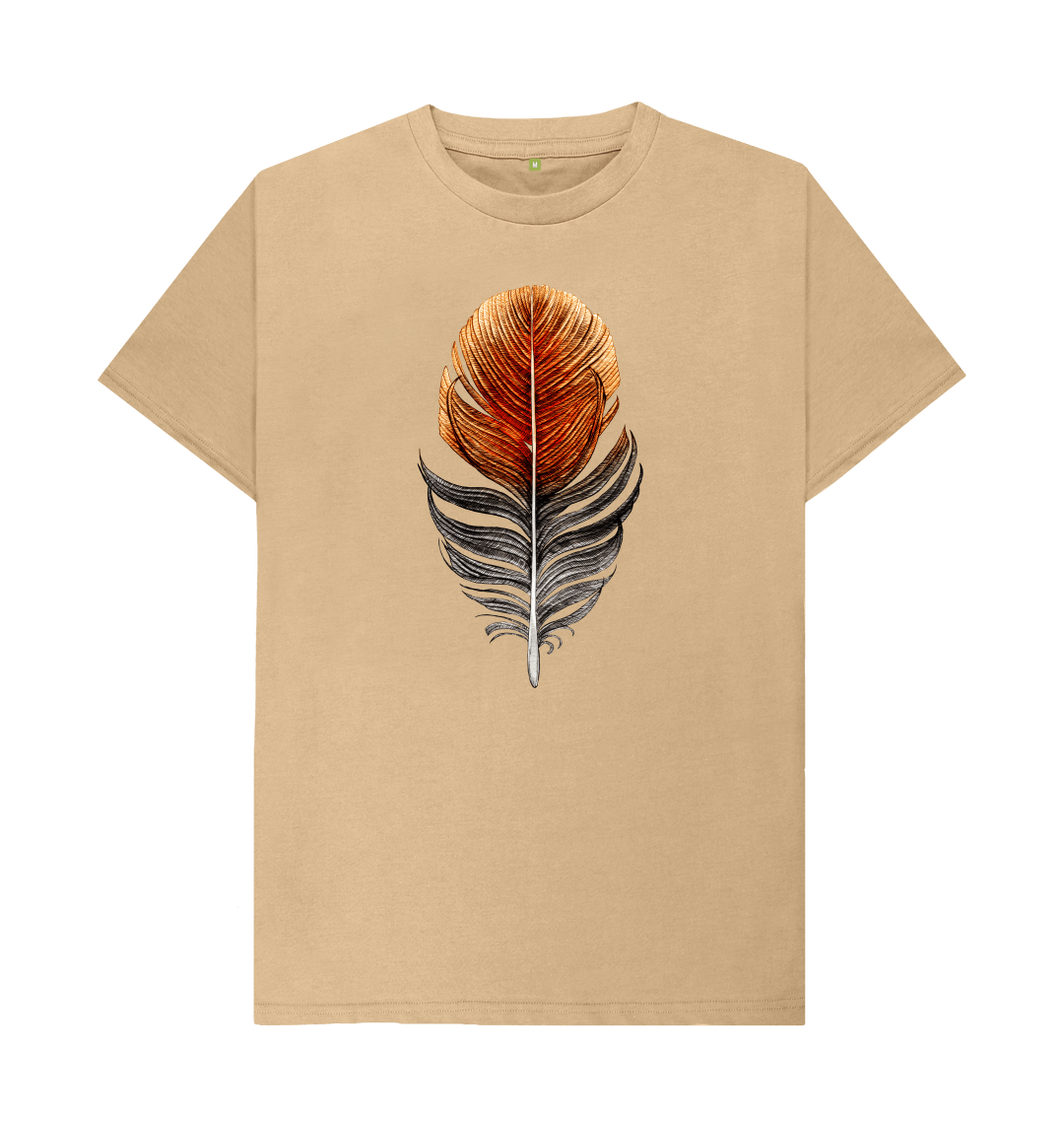 RosaliArt Feather and Birds T-Shirt