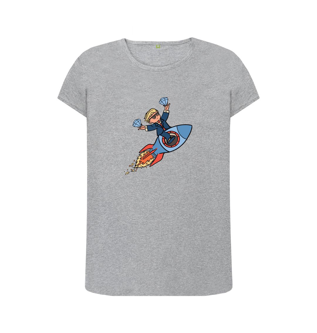 Womens Crescent Moon T-Shirt | Witchy Top | Shirtbox