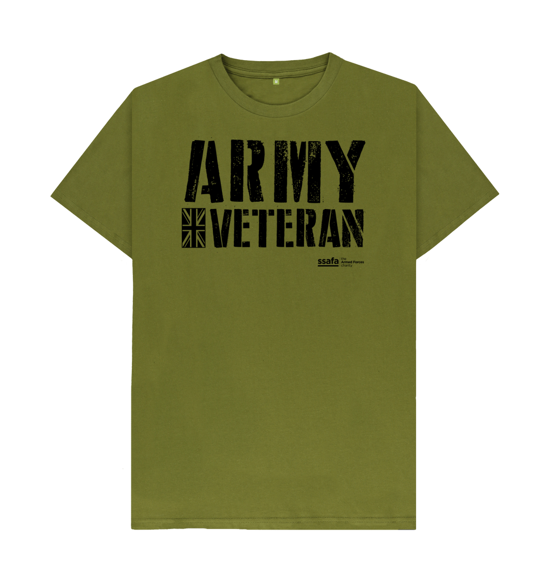 SSAFA Army Veteran T-shirt (Moss Green) | SSAFA Store