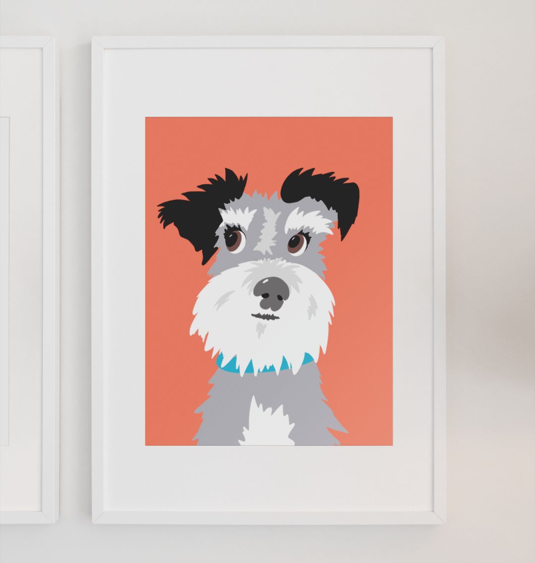 Schnauzer artwork 2024