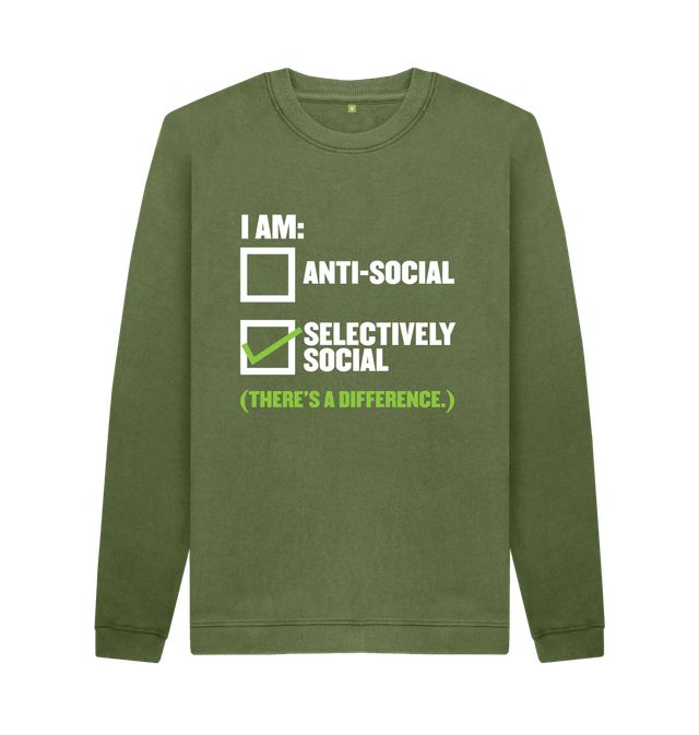 Selectively Social Tee Selectively Social Tee