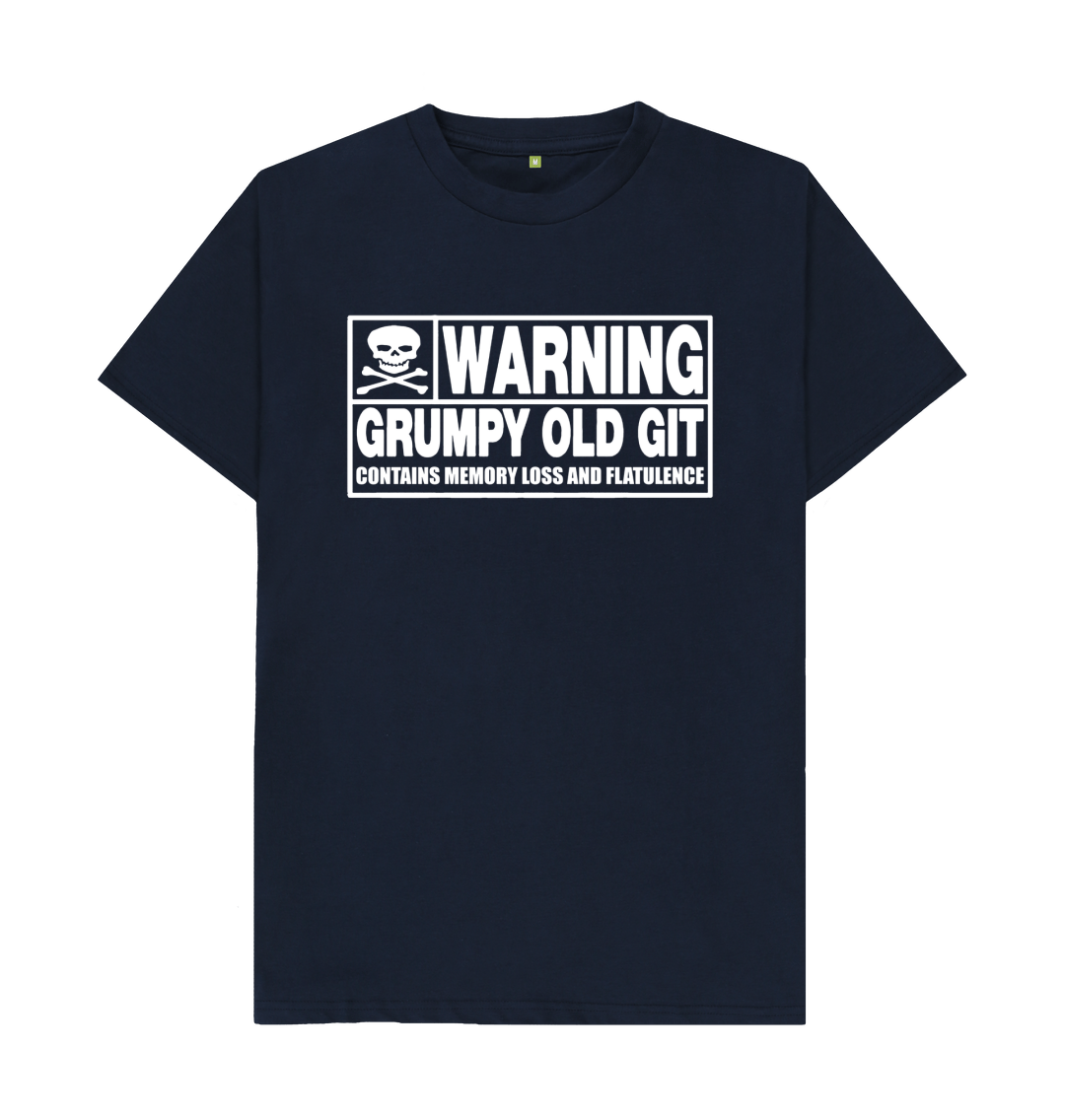 Warning Grumpy Old Git T Shirt