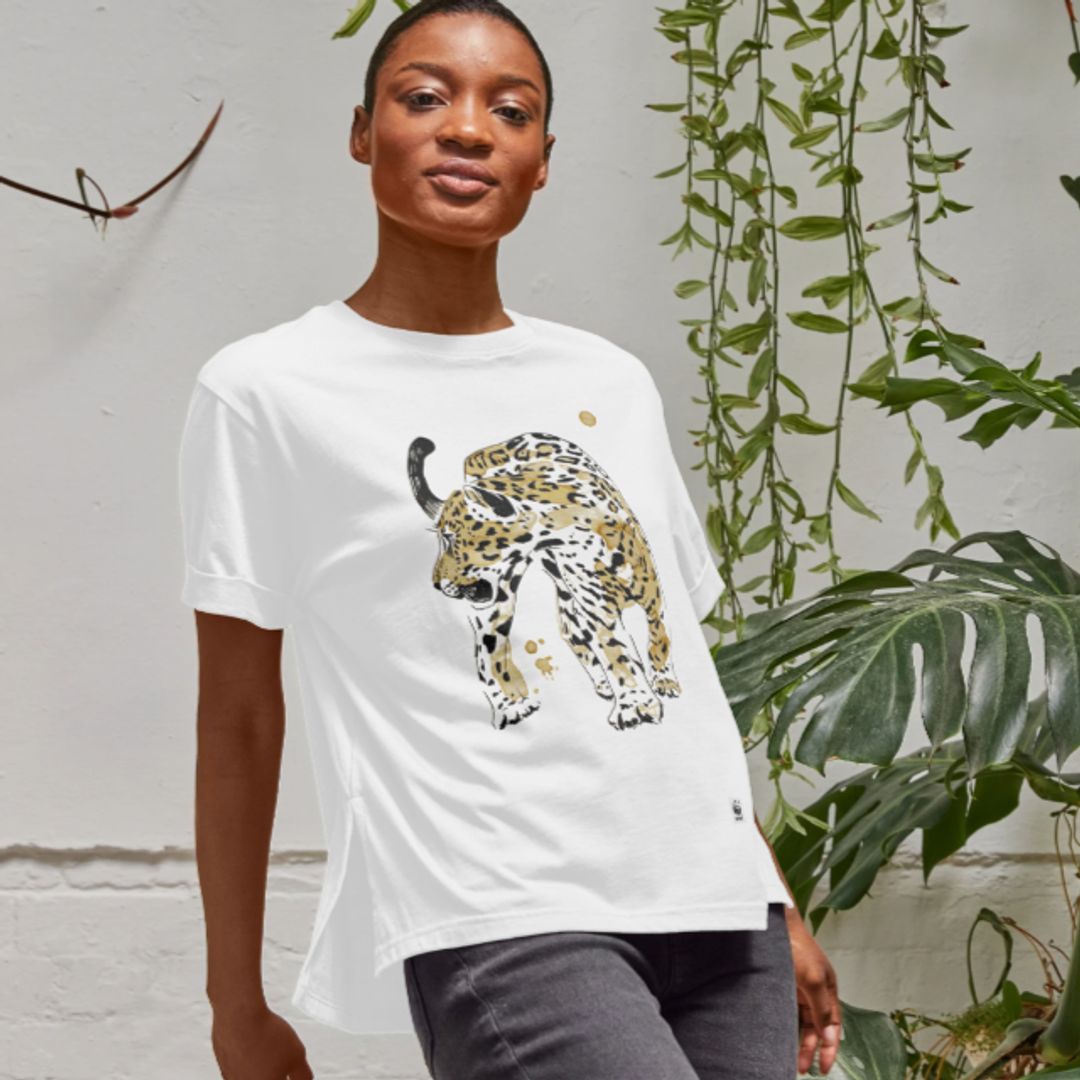 Jaguar Kids T-shirt by Kate Vannelli