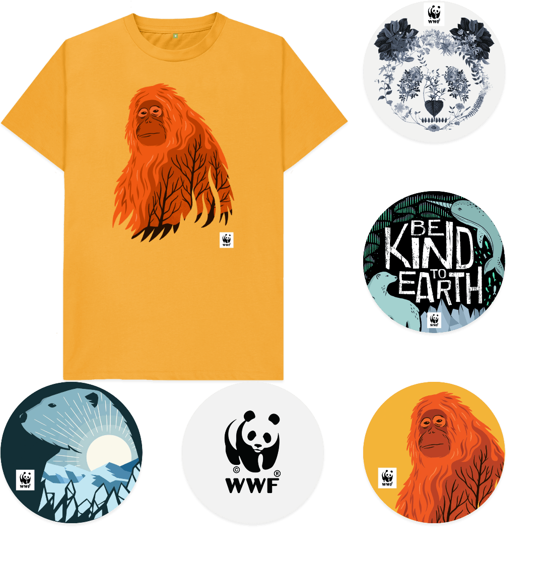 Nature's Voice T-shirt Sticker Bundle